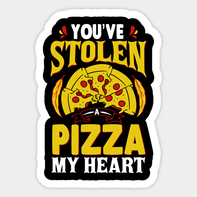 You Have Stolen A pizza of MY HEART Sticker by BAB